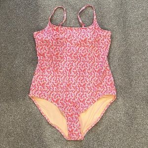 NWT One Piece Floral Swimsuit SZ L